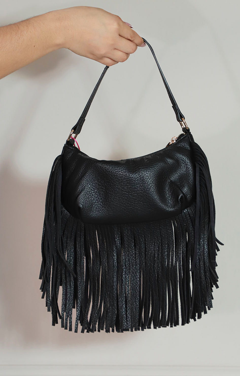 Shoulder Bag Bolso Flecos H&m Bolso Con Flecos Negro Ladies H&M MX