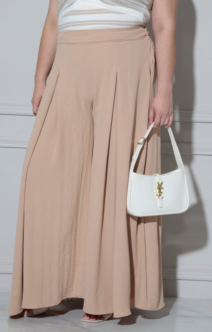 Pantalón beige amplio - PANTALON Boutiquemirel 