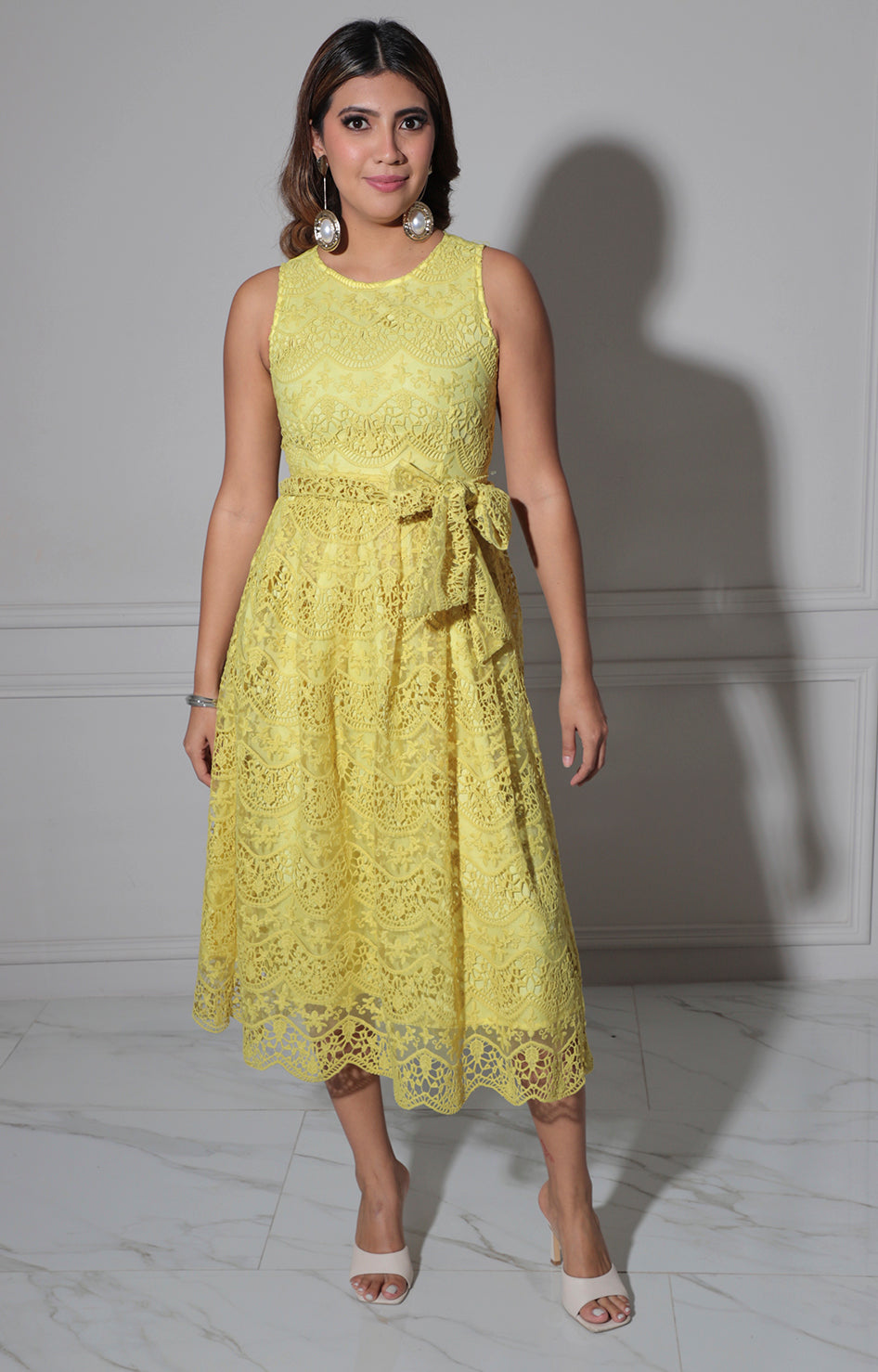 Vestido corto amarillo - VESTIDO Boutiquemirel 