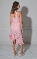 Conjunto rosa de guipiur - CONJUNTO Boutiquemirel 