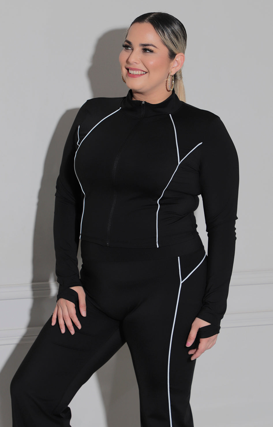 Conjunto negro deportivo - CONJUNTO CURVY Boutiquemirel 