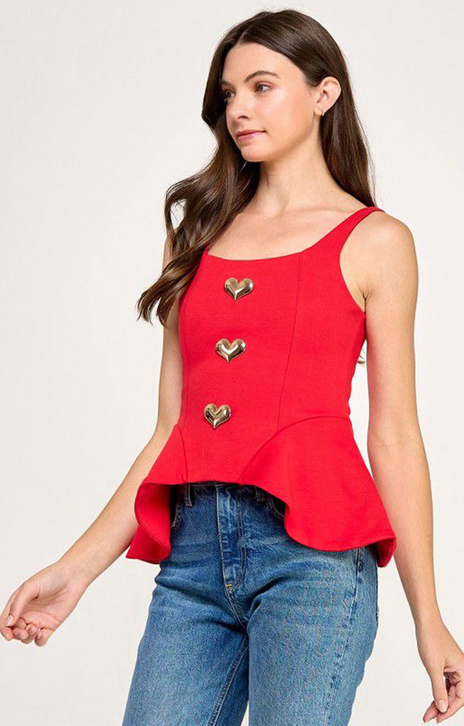 Blusa roja de tirantes - BLUSAS REGULAR Boutiquemirel 