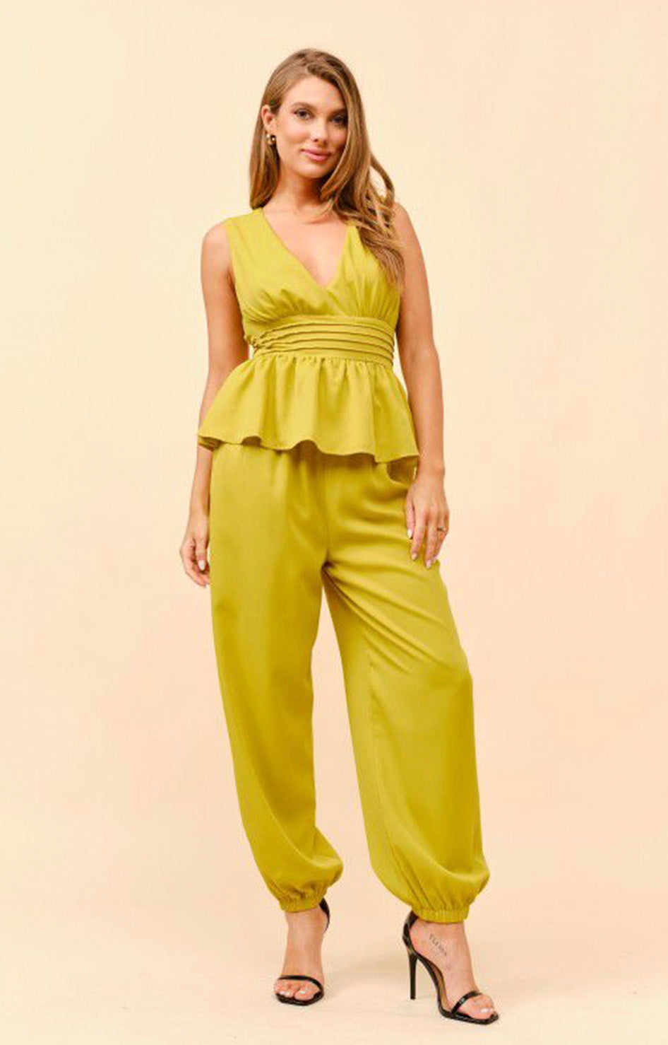 Conjunto verde tipo pleplum - CONJUNTO REGULAR Boutiquemirel 