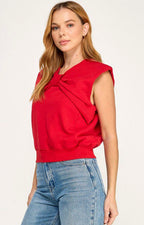 bertha B*1-26*PASTEL*TX71563*ROJO - BLUSAS REGULAR Boutiquemirel 