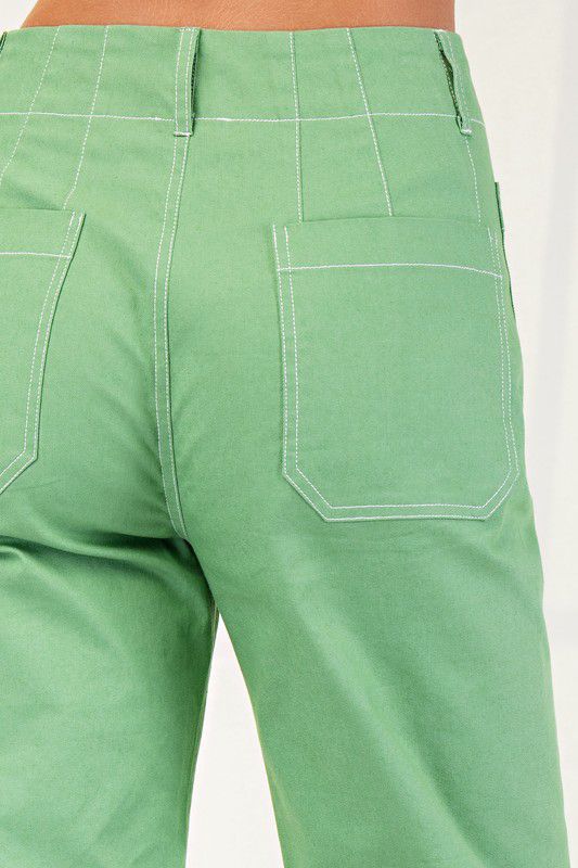P*2-26*GIGIO*TG1525*VERDE - PANTALON REGULAR Boutiquemirel 