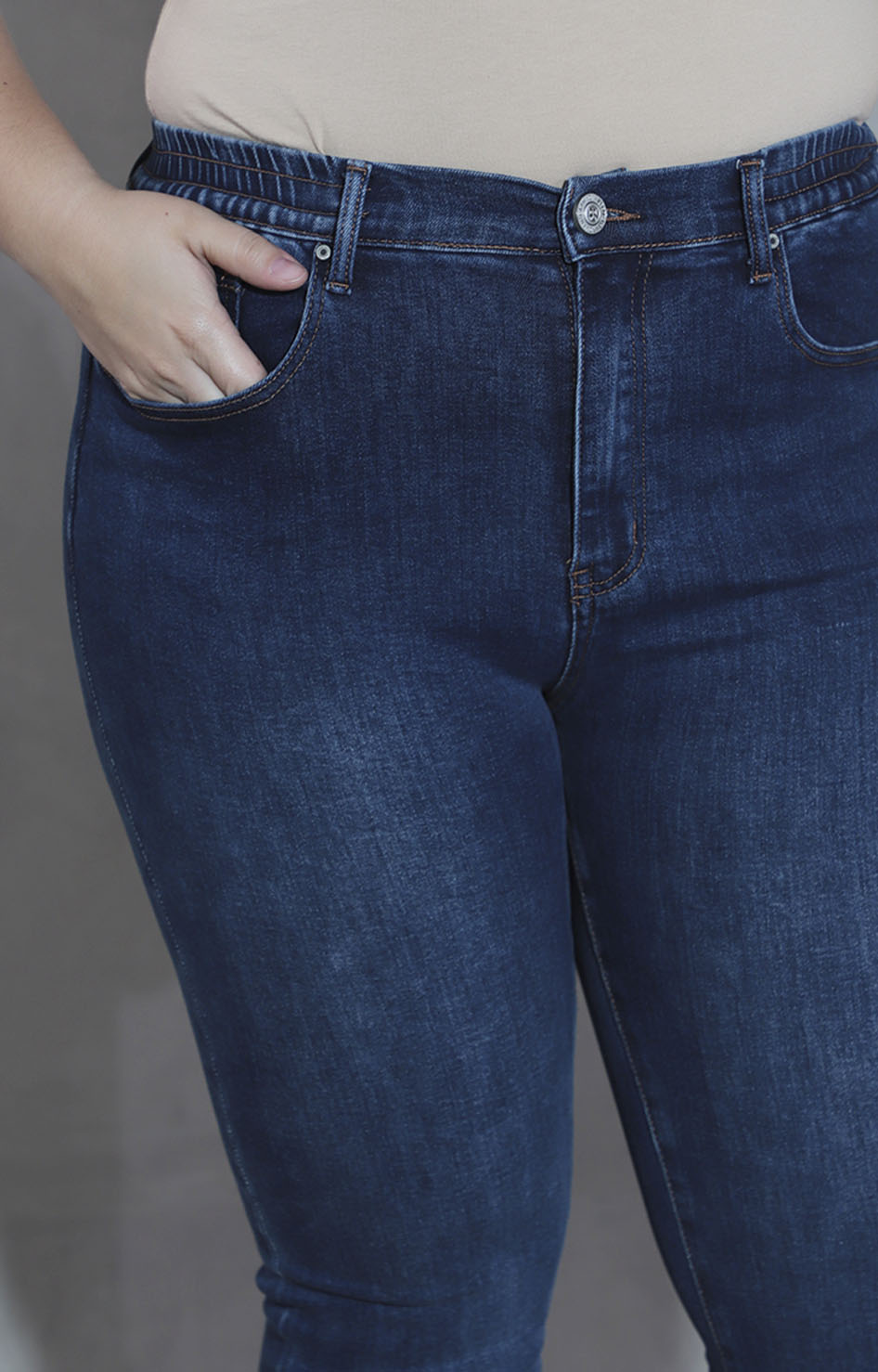 Pantalón recto denim - PANTALON XL Boutiquemirel 