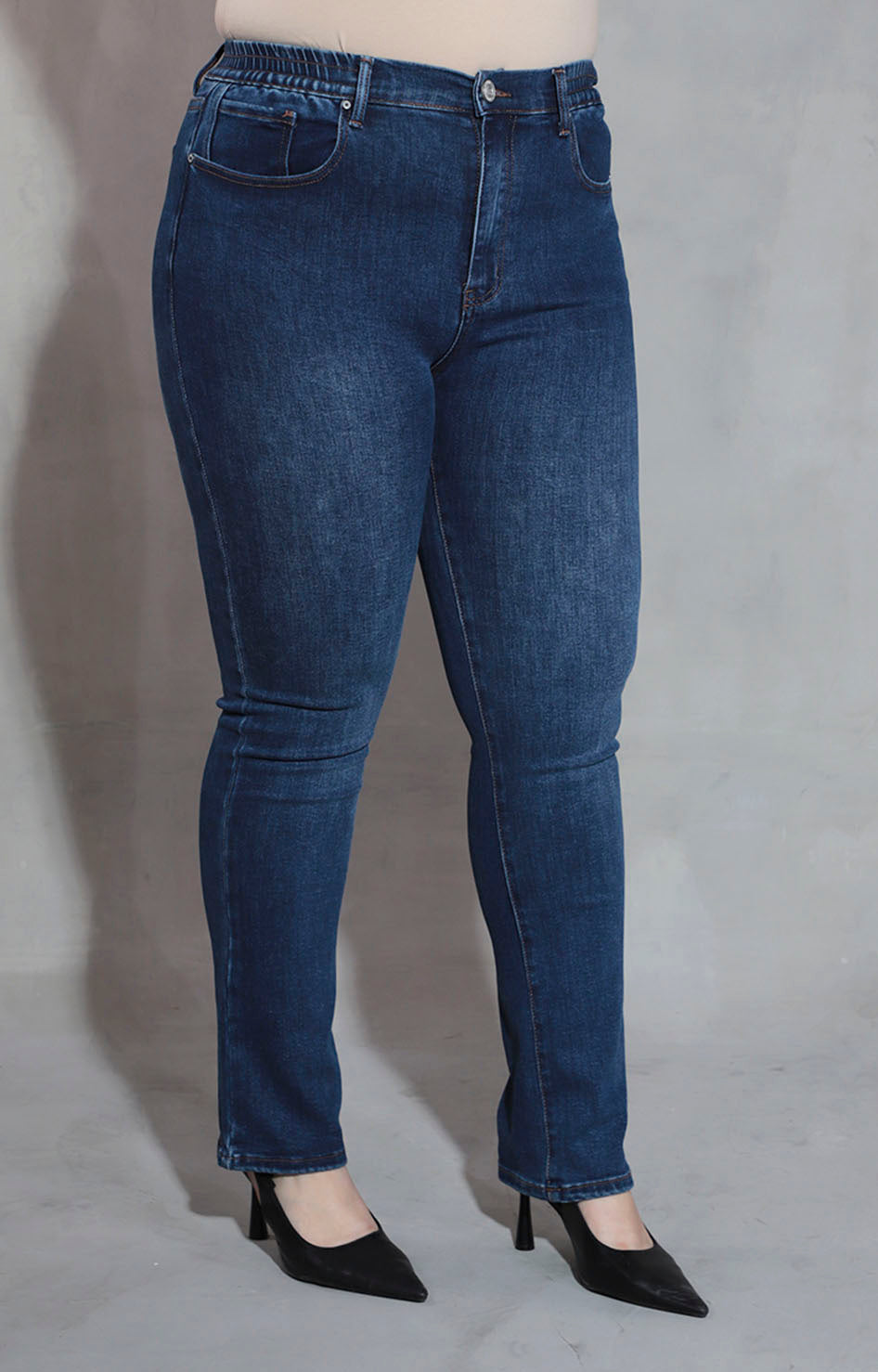 Pantalón recto denim - PANTALON XL Boutiquemirel 