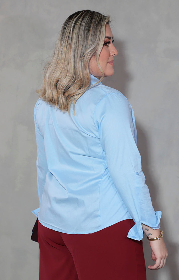 Camisera azul cielo - BLUSA XL Boutiquemirel 