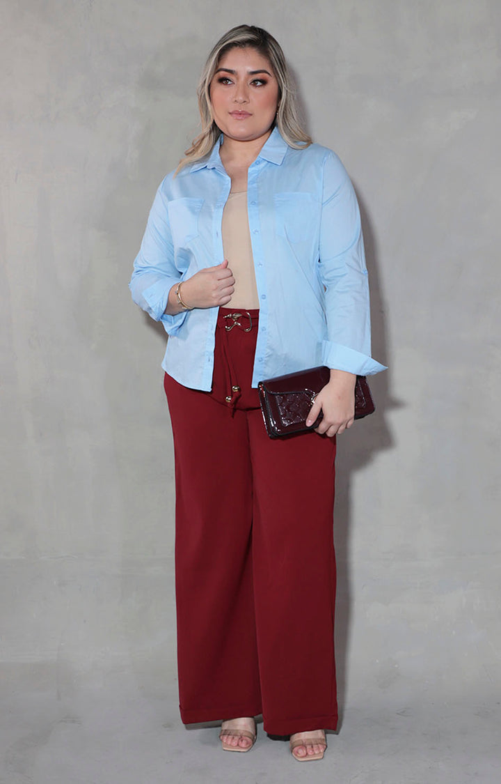 Camisera azul cielo - BLUSA XL Boutiquemirel 