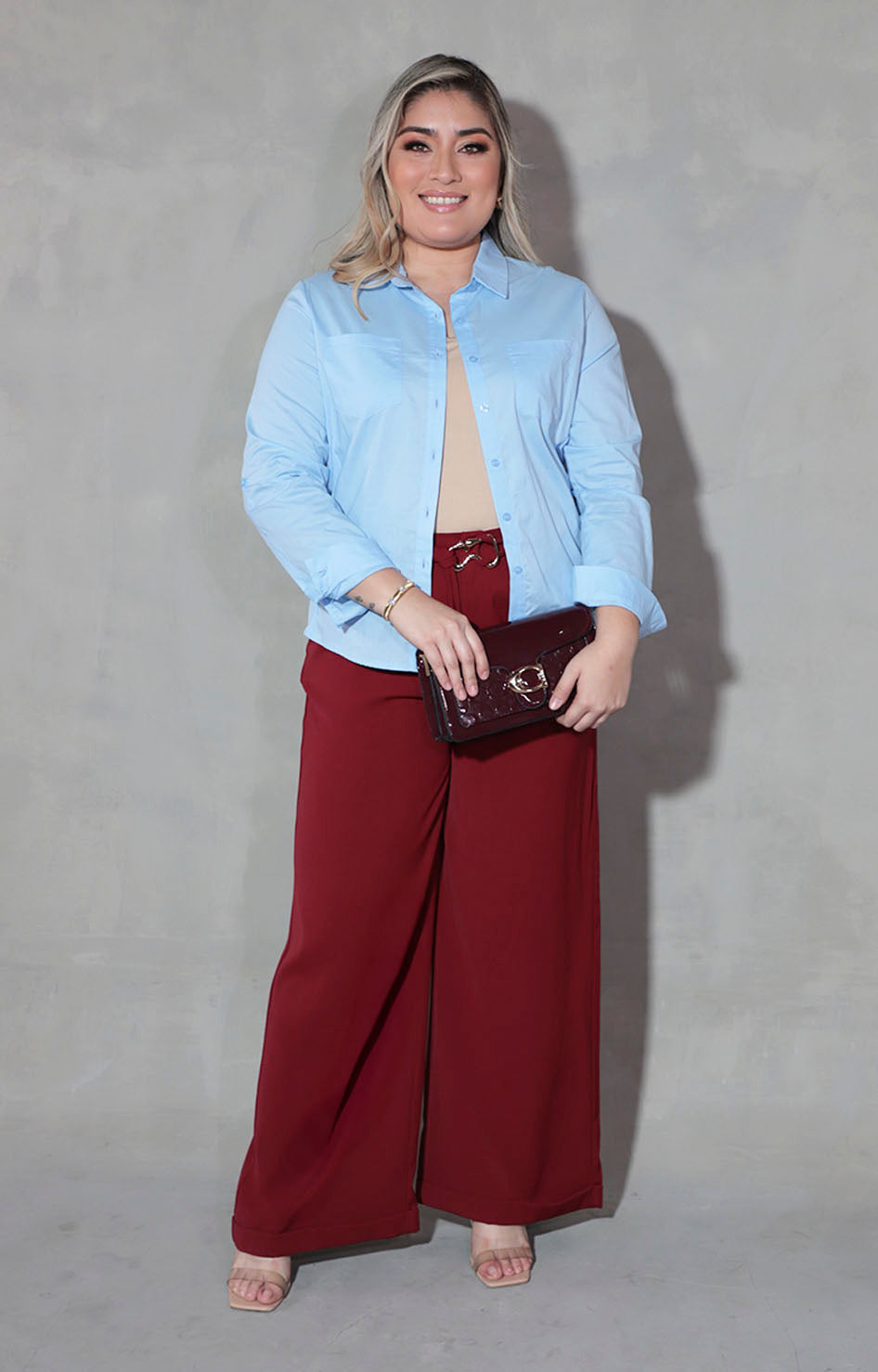 Pantalón formal vino - PANTALON XL Boutiquemirel 