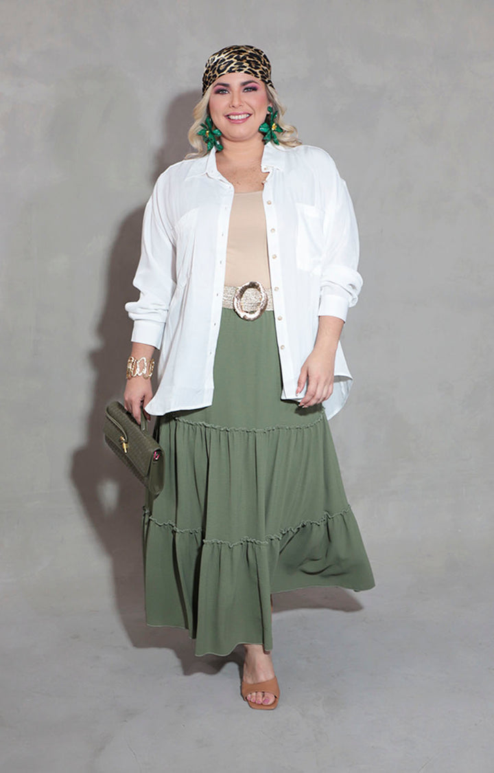 Falda verde - FALDA XL Boutiquemirel 