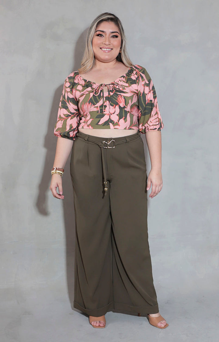 Blusa top verde - BLUSA XL Boutiquemirel 