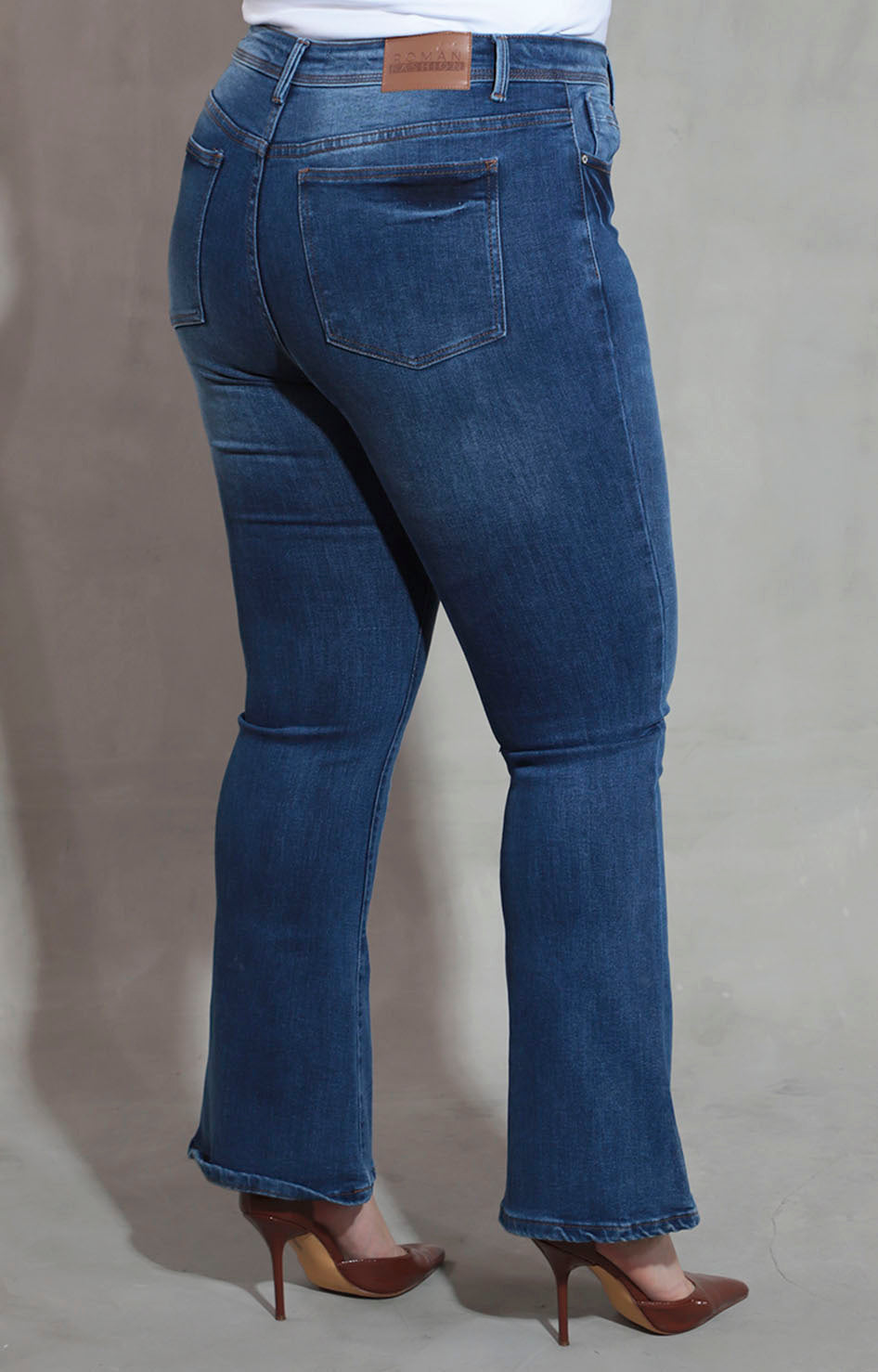 Pantalón denim flare - PANTALON XL Boutiquemirel 