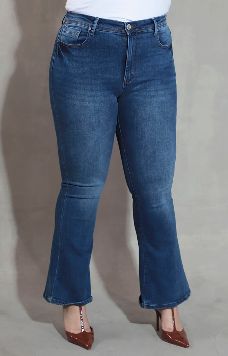 Pantalón denim flare - PANTALON XL Boutiquemirel 