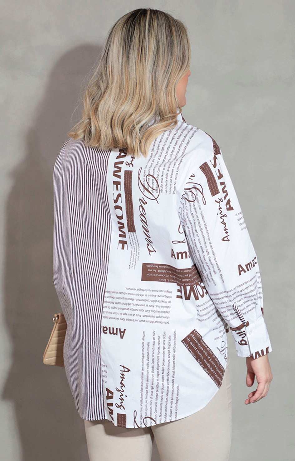 Camisera blanca estampada - BLUSA XL Boutiquemirel 