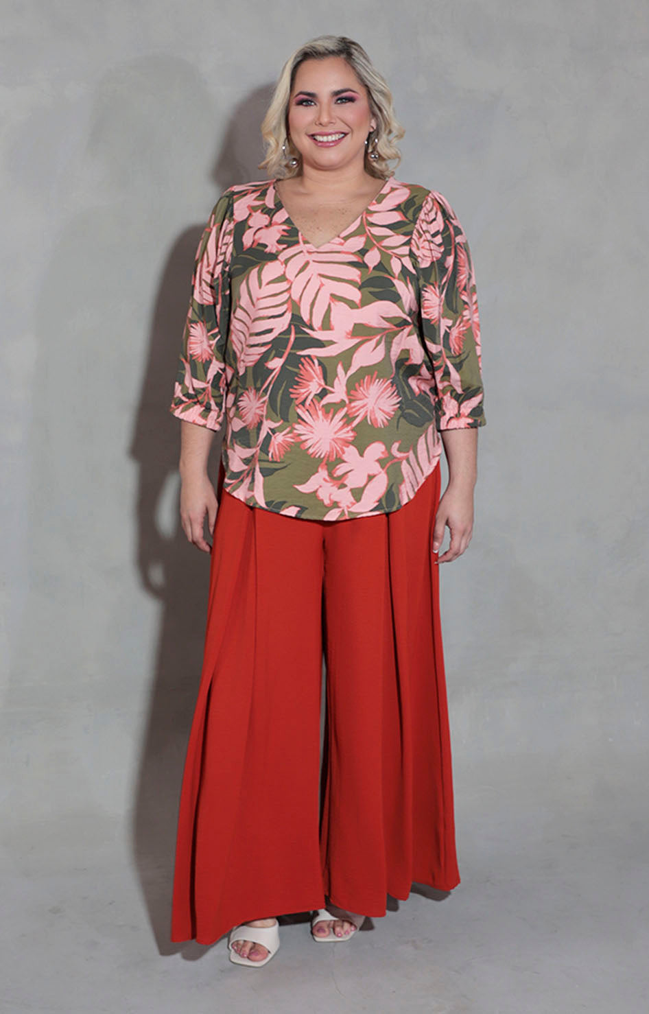 Blusa verde estampada - BLUSA XL Boutiquemirel 