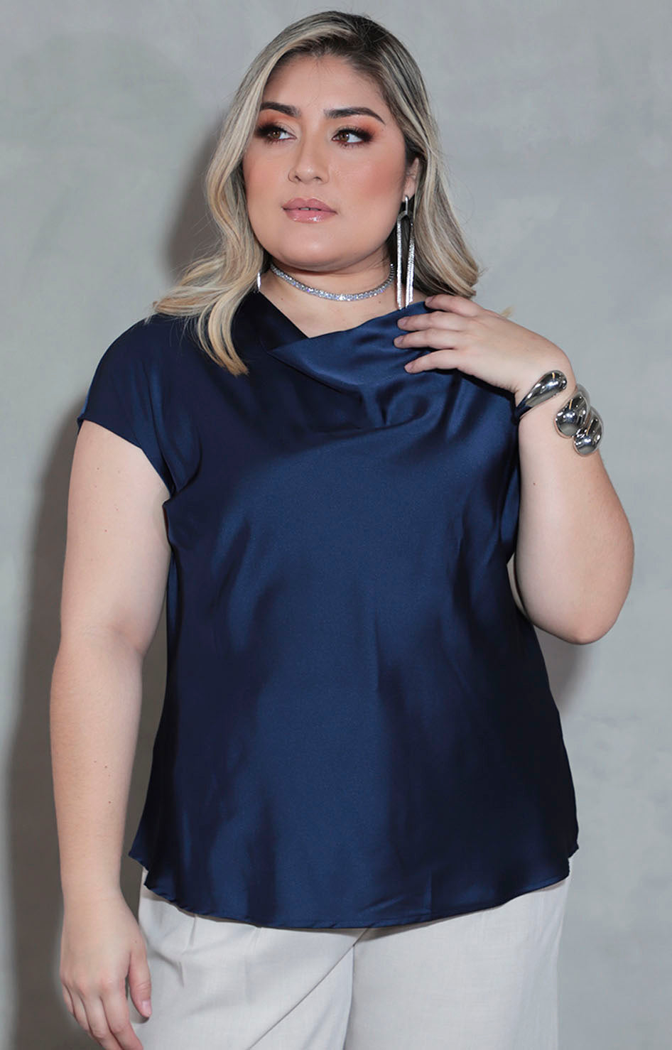 Blusa azul marino - BLUSA XL Boutiquemirel 