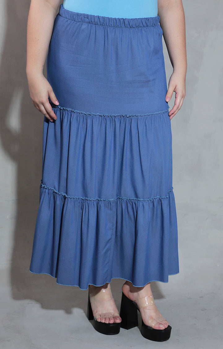 Falda azul - FALDA XL Boutiquemirel 