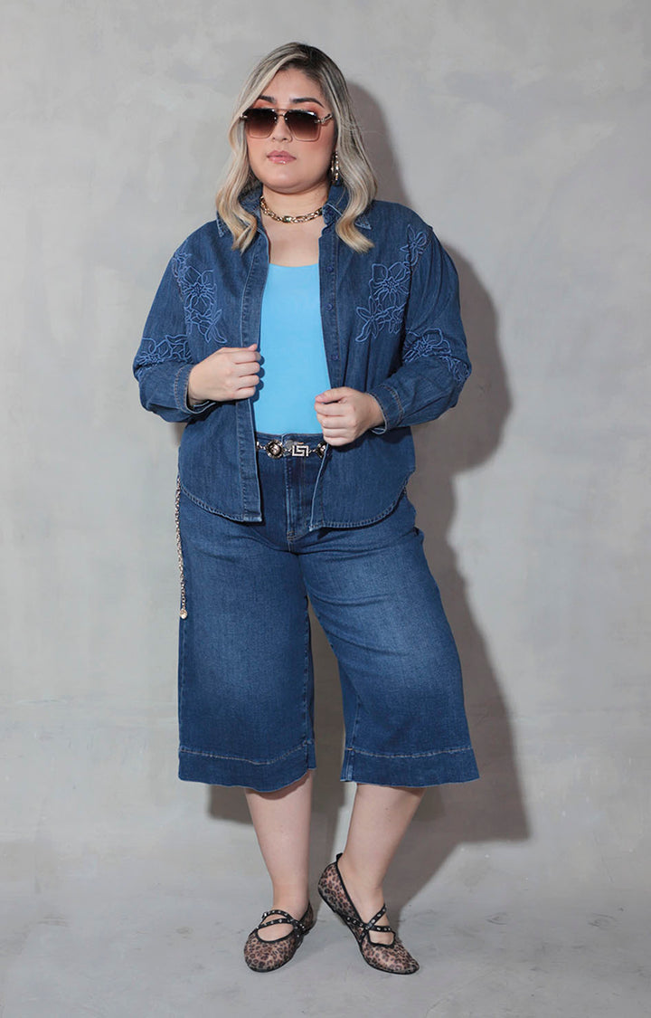 Capri de mezclilla - CAPRI XL Boutiquemirel 