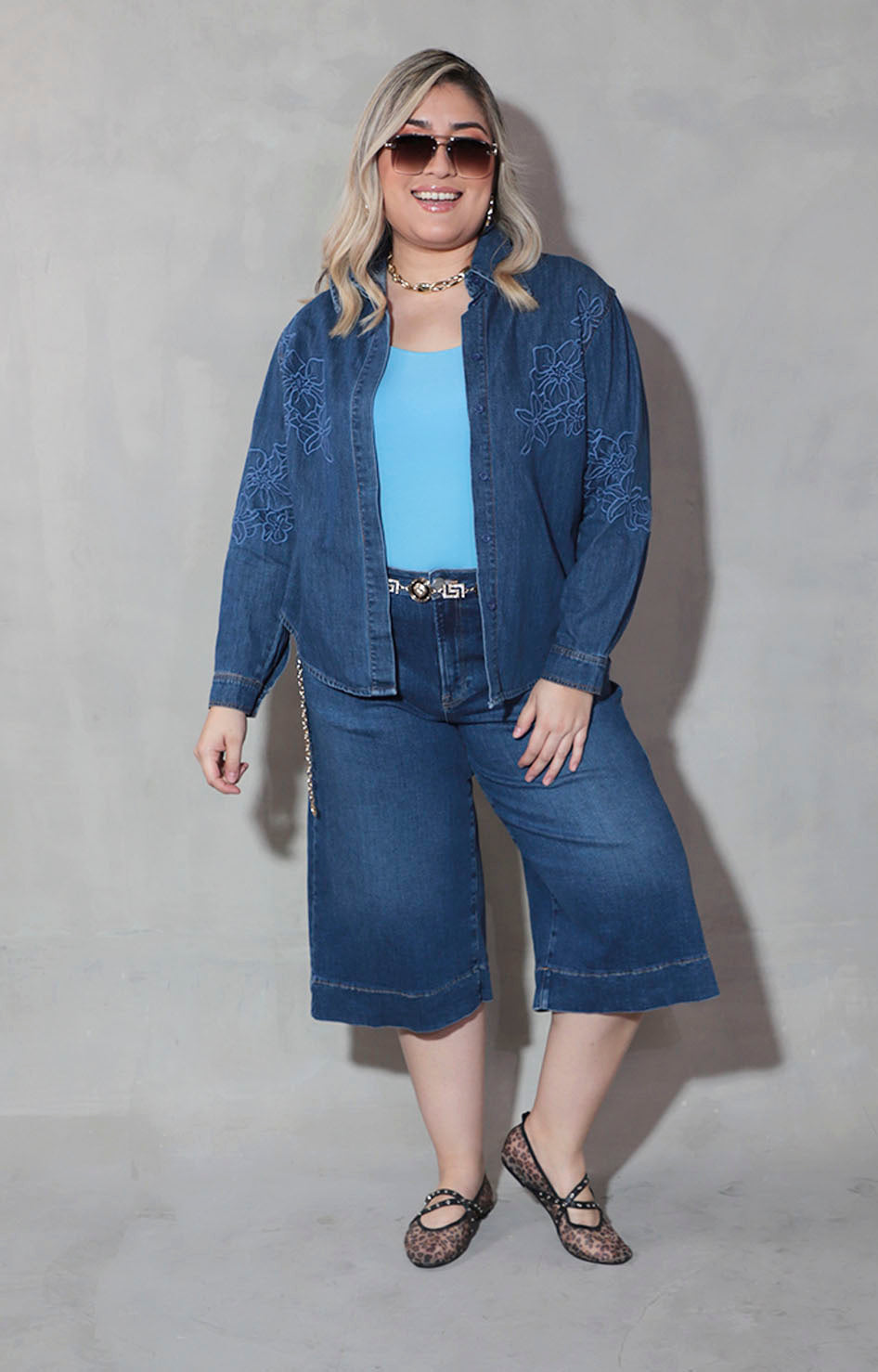 Capri de mezclilla - CAPRI XL Boutiquemirel 