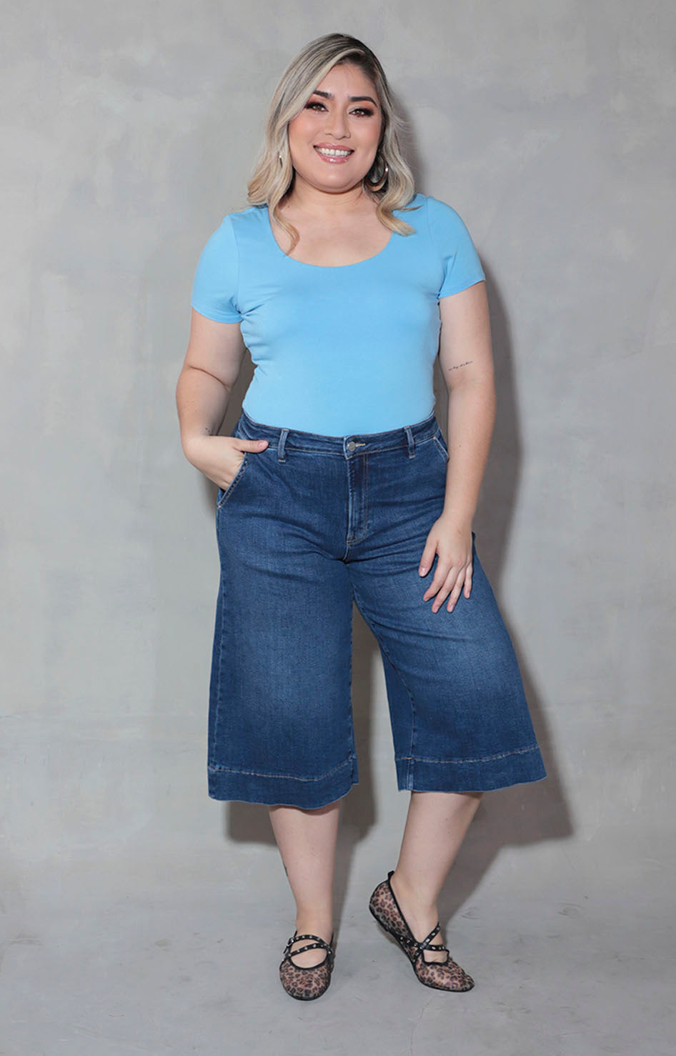 Capri de mezclilla - CAPRI XL Boutiquemirel 