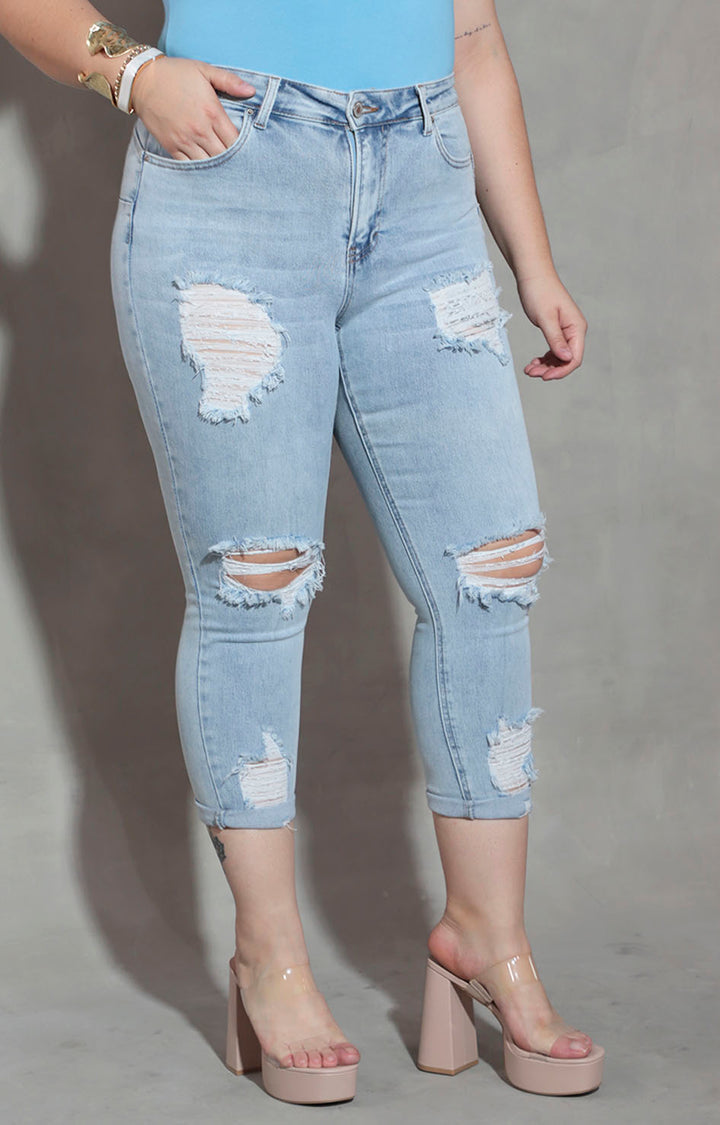 Pantalón skinny denim - PANTALON XL Boutiquemirel 