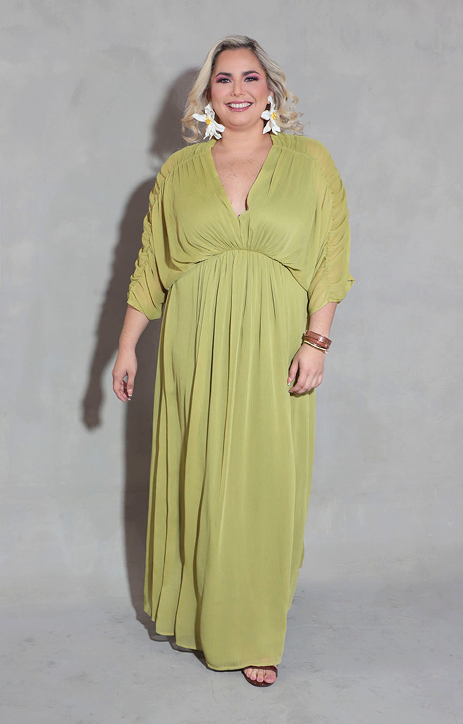 Vestido verde pistache - VESTIDO XL Boutiquemirel 