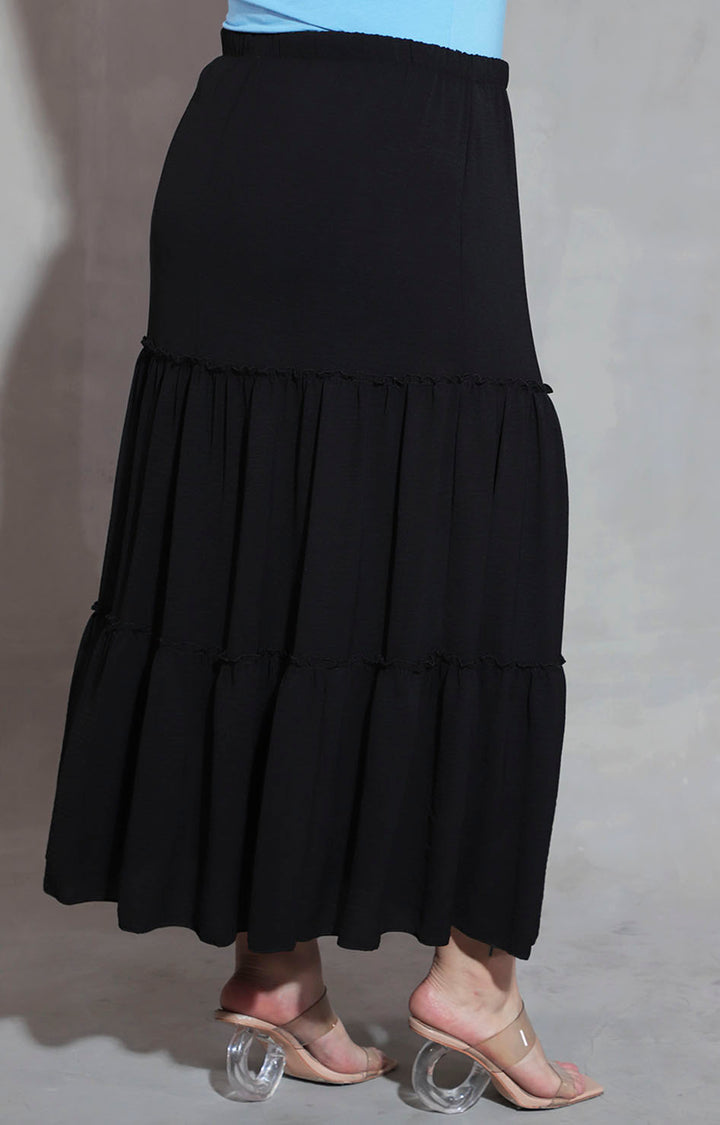 Falda boho negra - FALDA XL Boutiquemirel 