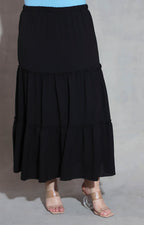 Falda boho negra - FALDA XL Boutiquemirel 