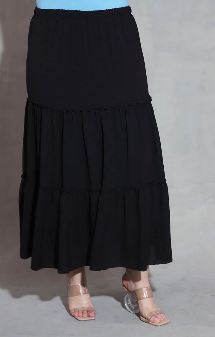 Falda boho negra - FALDA XL Boutiquemirel 