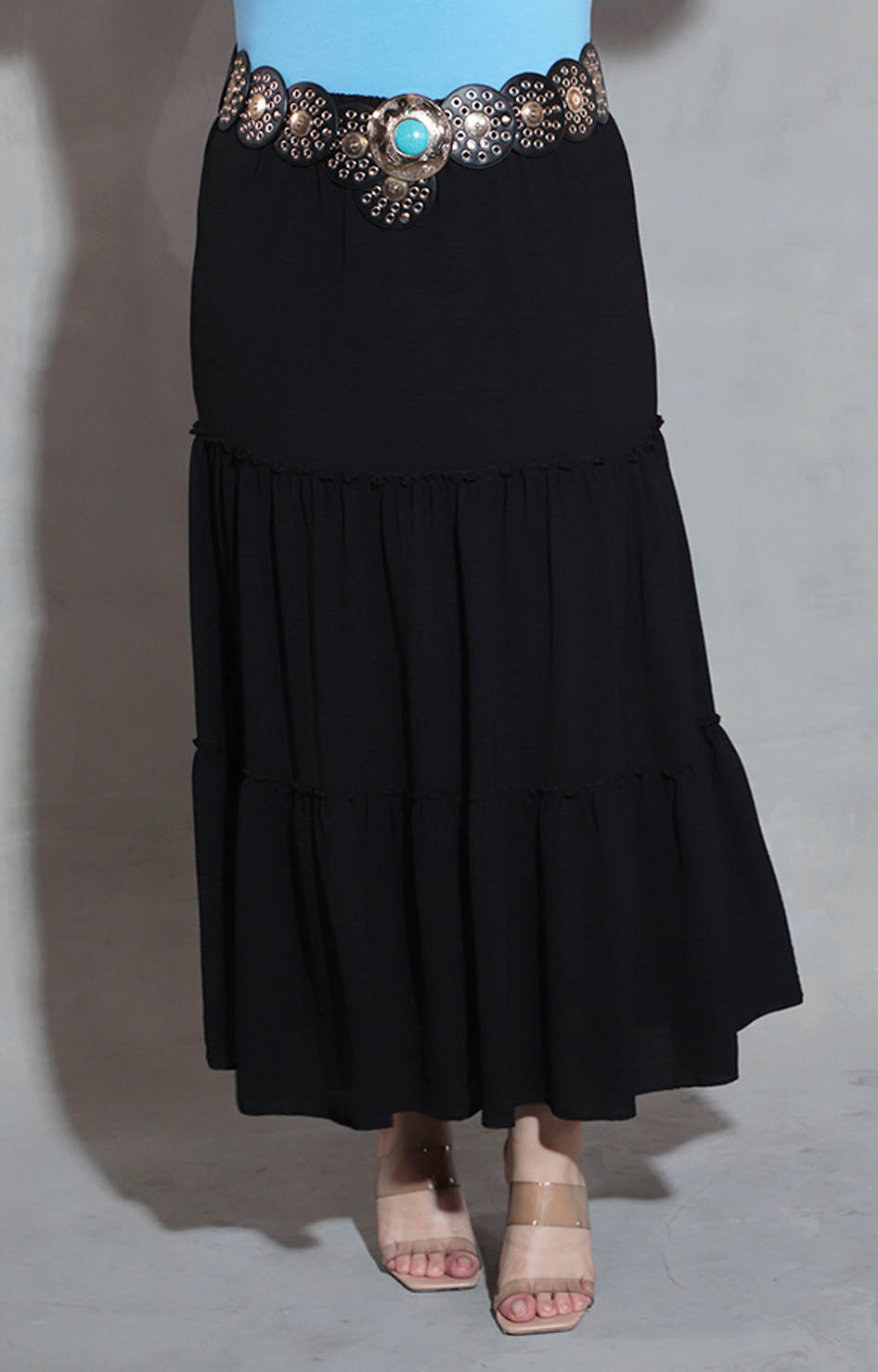 Falda boho negra - FALDA XL Boutiquemirel 