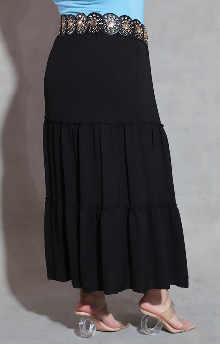 Falda boho negra - FALDA XL Boutiquemirel 