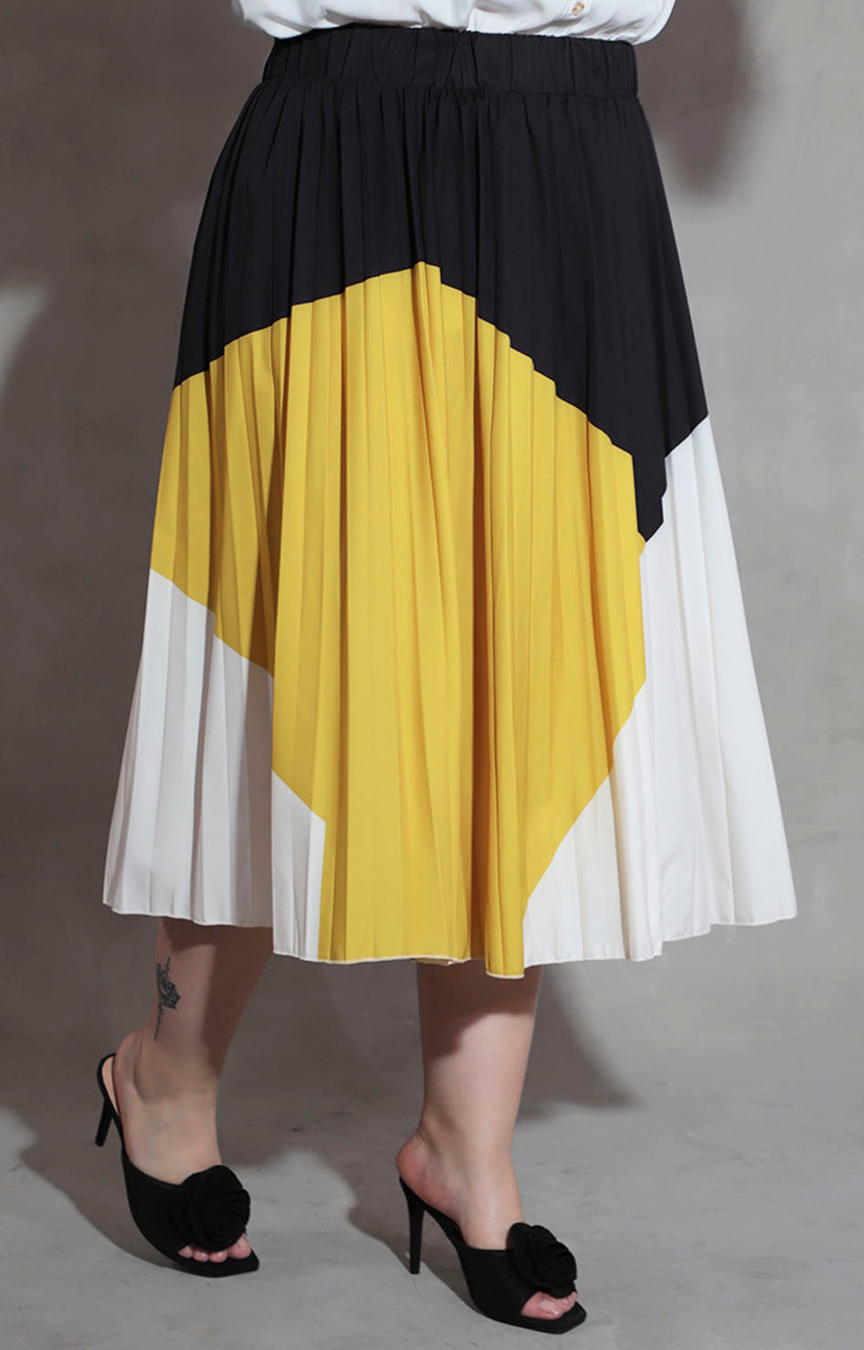 Falda negra plisada - FALDA XL Boutiquemirel 