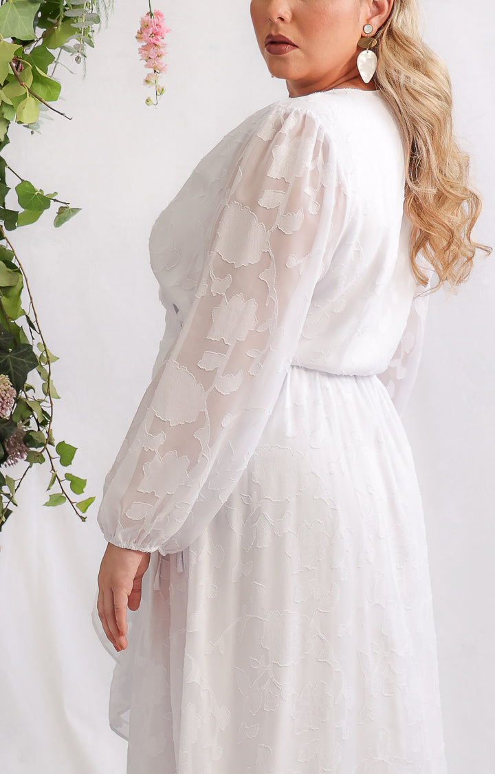 Vestido blanco mullet - Boutiquemirel