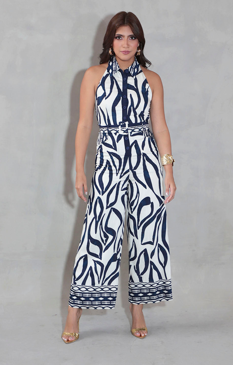 Palazzo beige estampado - PALAZZO Boutiquemirel 