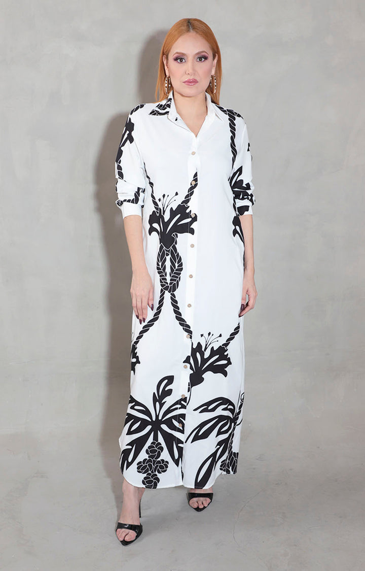 Vestido camisero blanco - VESTIDO Boutiquemirel 