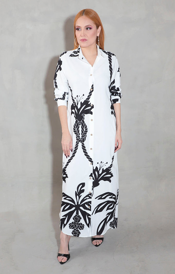 Vestido camisero blanco - VESTIDO Boutiquemirel 