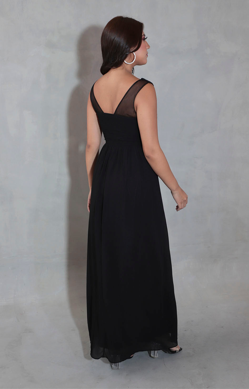 Vestido negro con brillos - VESTIDO Boutiquemirel 