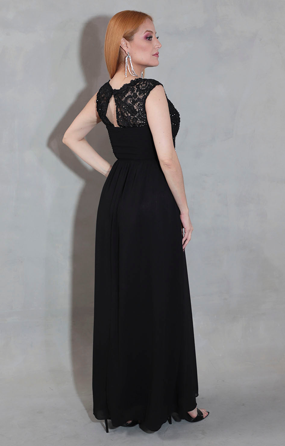 Vestido negro de gala - VESTIDO Boutiquemirel 