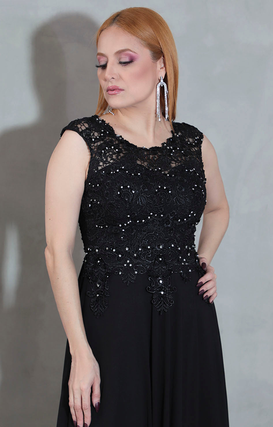 Vestido negro de gala - VESTIDO Boutiquemirel 