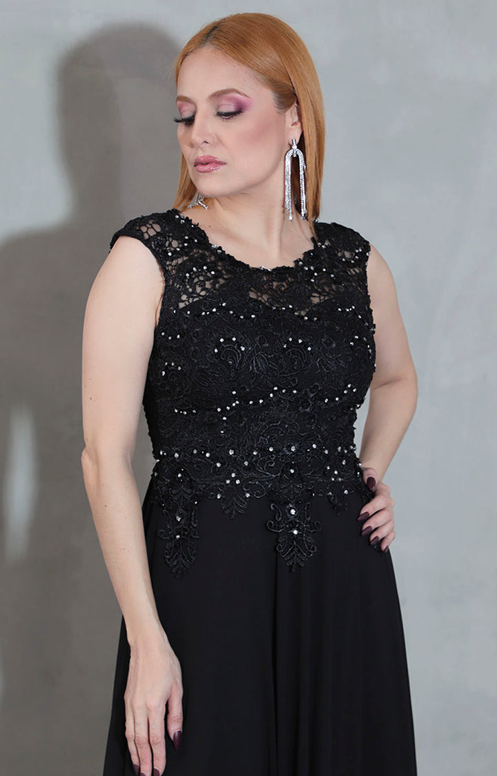 Vestido negro de gala - VESTIDO Boutiquemirel 