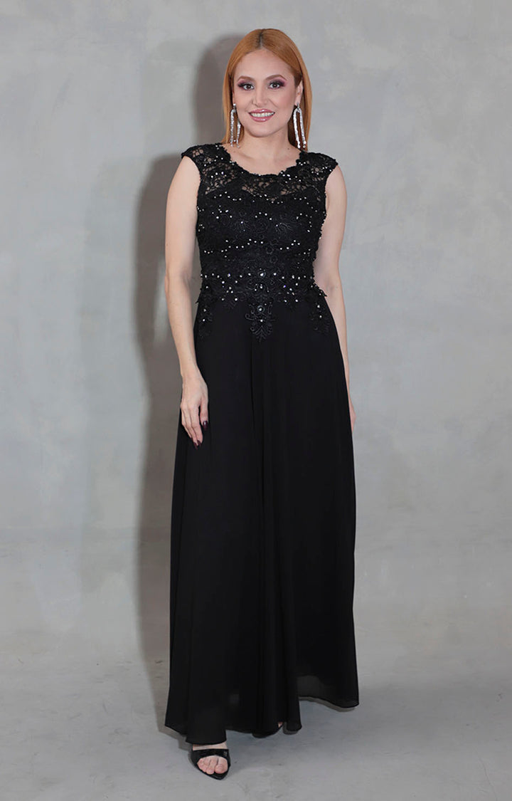 Vestido negro de gala - VESTIDO Boutiquemirel 