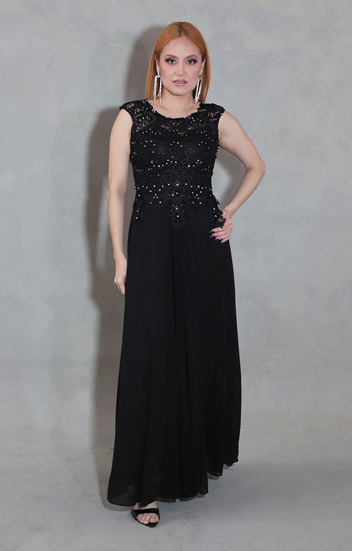 Vestido negro de gala - VESTIDO Boutiquemirel 