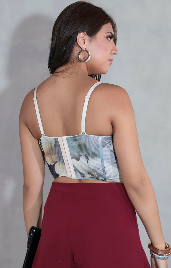 Bustier verde tie-dye - BLUSA Boutiquemirel 