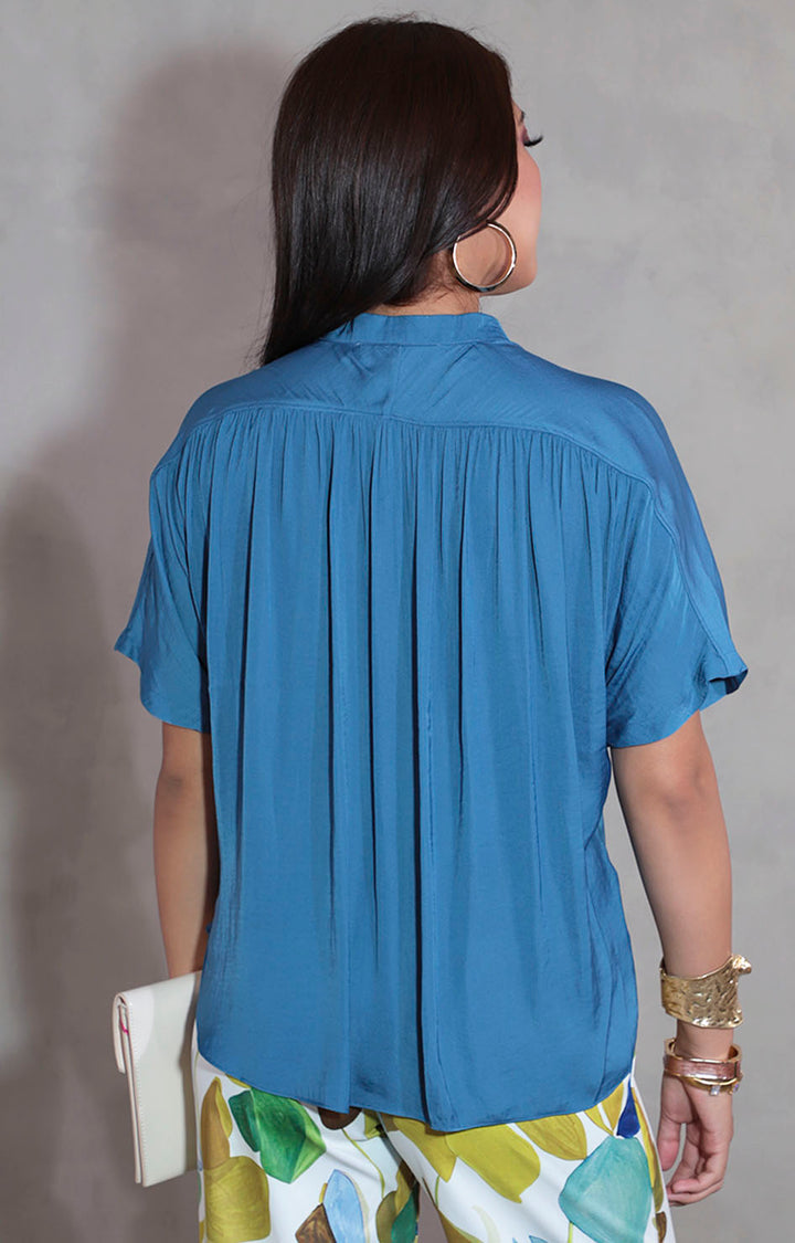 Blusa azul - BLUSA Boutiquemirel 