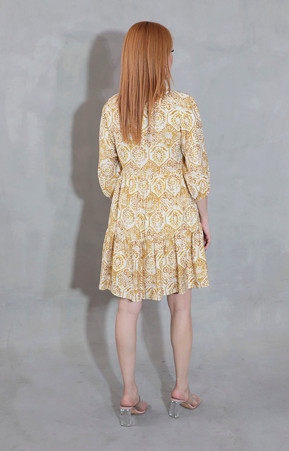 Vestido mostaza - VESTIDO Boutiquemirel 