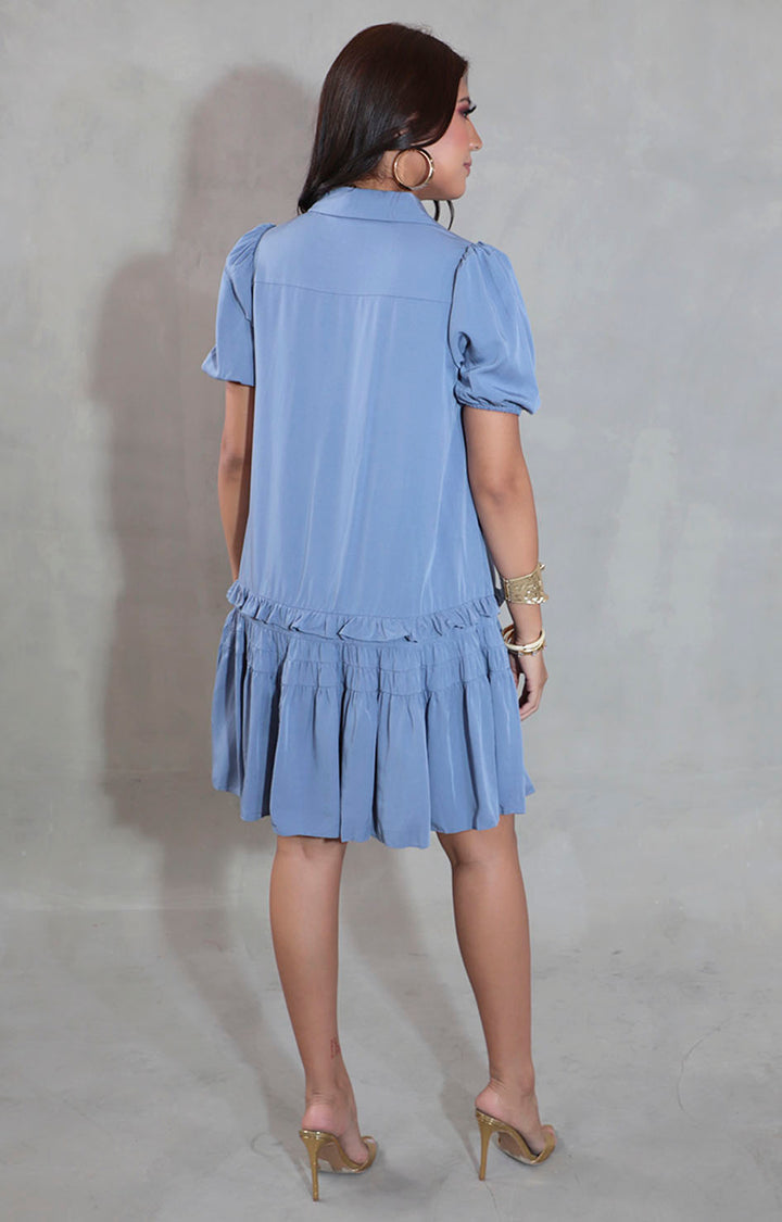 Vestido azul - VESTIDO Boutiquemirel 