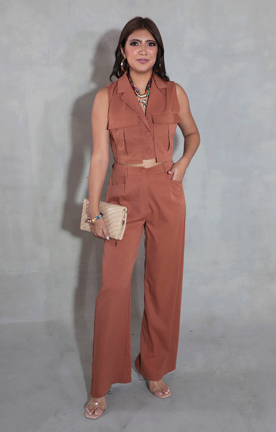 Conjunto café - CONJUNTO Boutiquemirel 