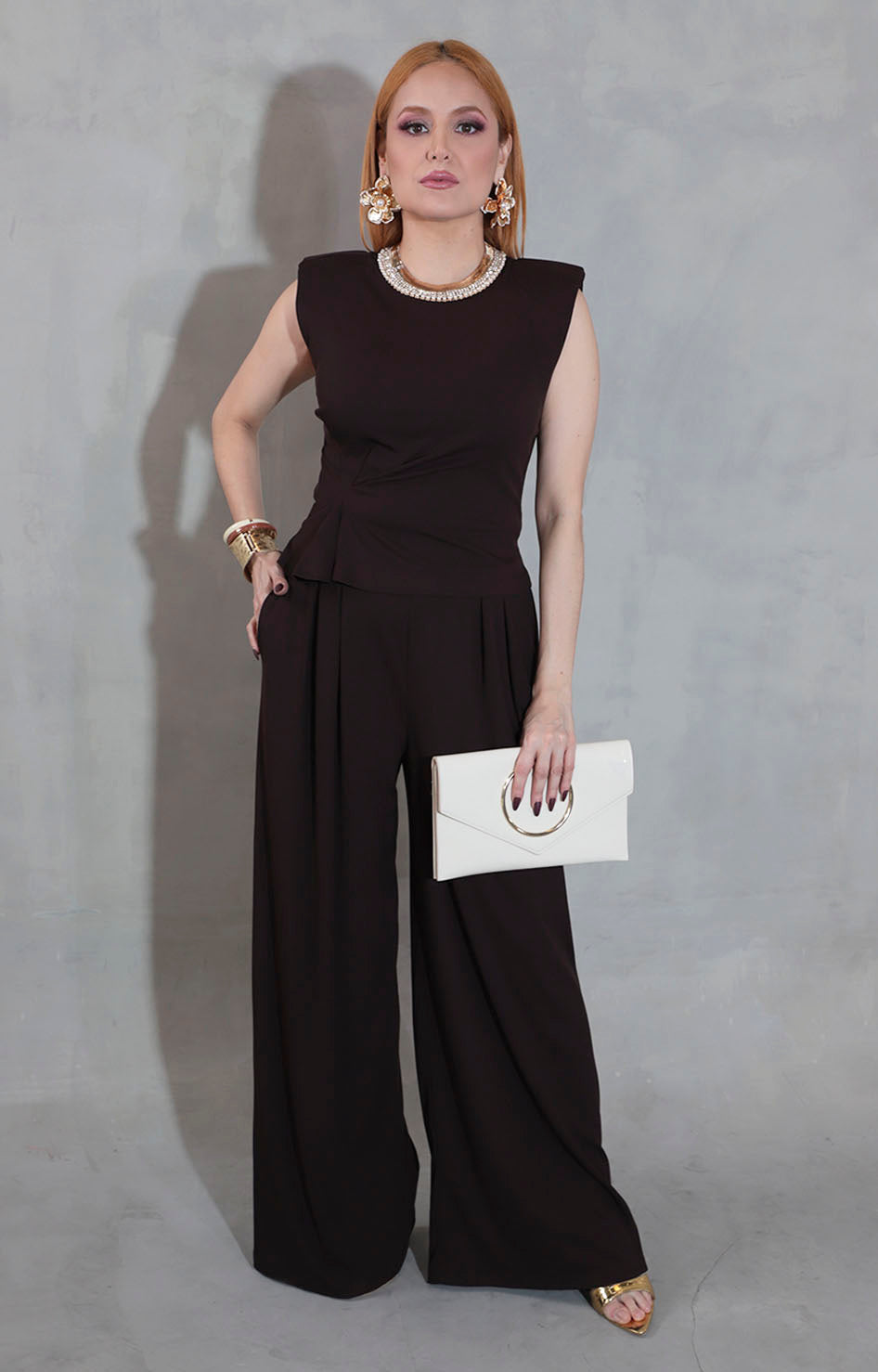 Conjunto café - CONJUNTO Boutiquemirel 