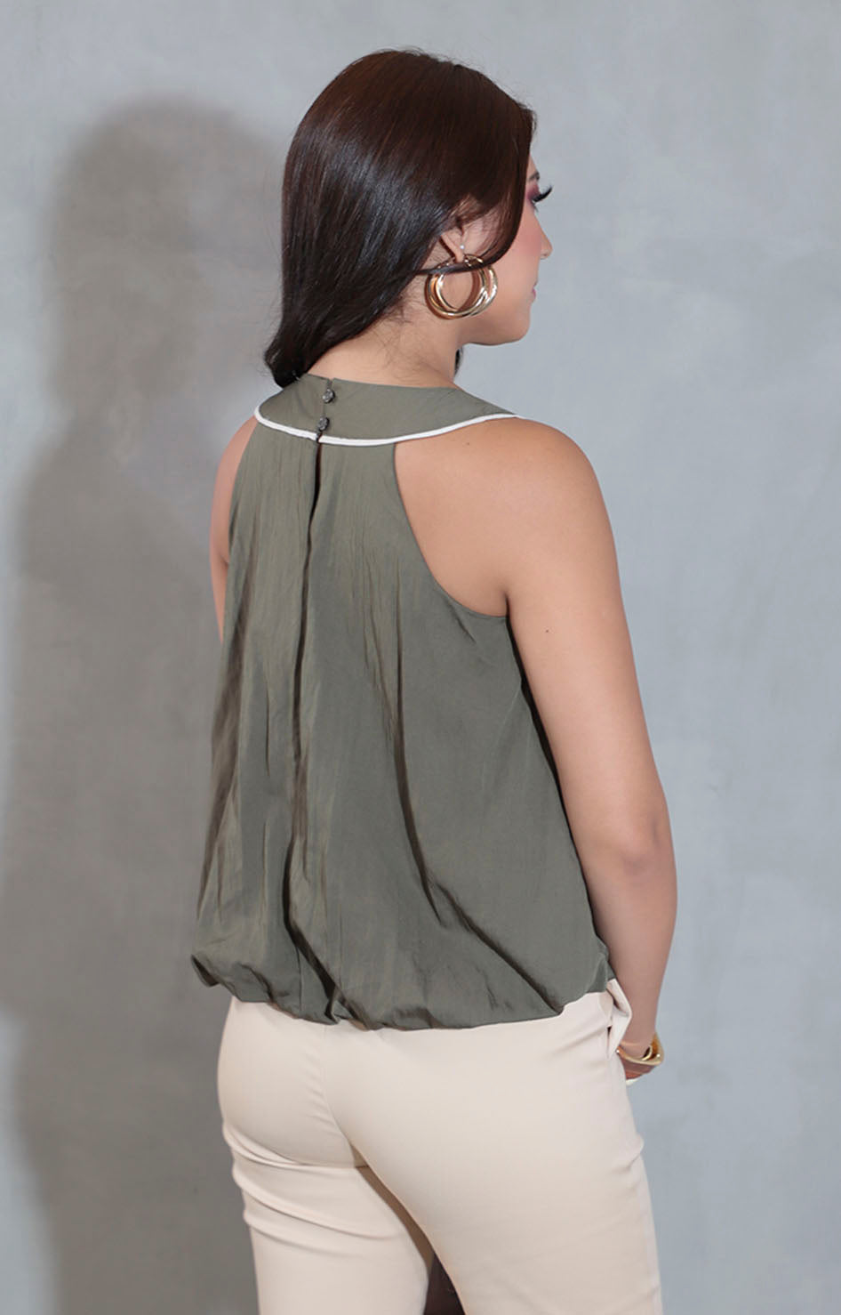 Blusa verde olivo - BLUSA Boutiquemirel 